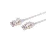 Monoprice SlimRun networking cable White 60" (1.52 m) Cat6a S/FTP (S-STP)