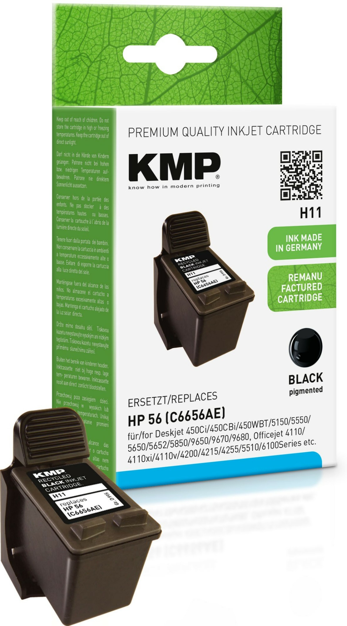 KMP H11 ink cartridge 1 pc(s) Black