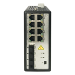 Hikvision DS-3T3512P network switch Managed Gigabit Ethernet (10/100/1000) Power over Ethernet (PoE) Black
