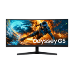 Samsung G55H computer monitor 86,4 cm (34") 3440 x 1440 Pixels UltraWide Quad HD LCD Zwart