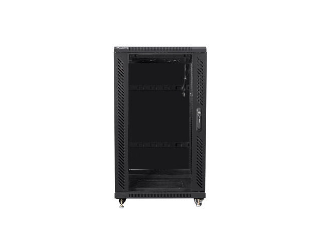 Image of Lanberg FF01-6622-12B rack cabinet 22U Freestanding rack Black