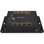 StarTech.com 8 poorts (4 PoE+) Gigabit ethernet switch managed wandmonteerbaar met toegang voorzijde