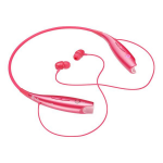 LG HBS-730 Headset Wireless Head-band, In-ear Micro-USB Bluetooth Pink