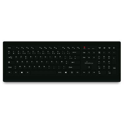MediaRange MROS101-FR keyboard Home/Office USB AZERTY French Black