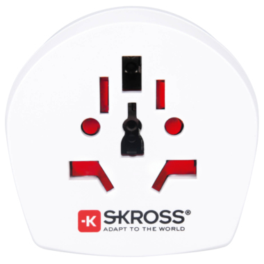 Skross 1.500231-E power plug adapter Universal Type D (UK) White