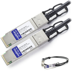 QSFP-40G-C1M-AO ADDON NETWORKS Alcatel-Lucent Nokia QSFP-40G-C1M Compatible TAA Compliant 40GBase-CU QSFP+ to QSFP+ Direct Attach Cable (Passive Twinax; 1m)