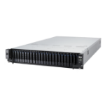 ASUS RS720A-E9-RS24-E Rack (2U) Zwart, Roestvrijstaal