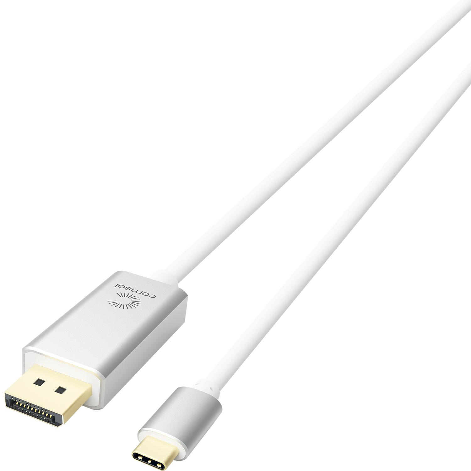 Comsol CMDP015 cable gender changer USB C DisplayPort White
