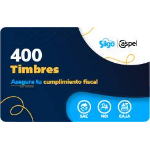 ASPEL Timbres Fiscales ASPEL Paquete de 400 Timbres FACTE/400 (Electrónico) -