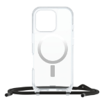 OtterBox React Series - Back cover for mobile phone - necklace - MagSafe compatibility - clear - for Apple iPhone 16 Pro