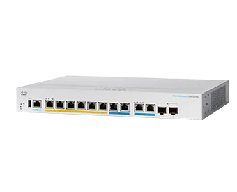 Cisco CBS350 Managed L3 Gigabit Ethernet (10/100/1000) Power over Ethernet (PoE) 1U Black, Grey