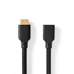 Nedis CVGB35090BK20 HDMI cable 2 m HDMI Type A (Standard) Black