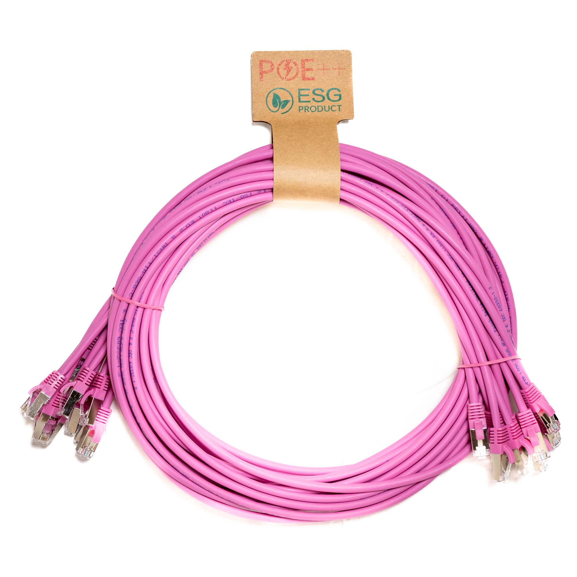 Photos - Cable (video, audio, USB) Cablenet 2m Cat6a RJ45 Pink S/FTP LSOH 26AWG Snagless Booted Patch Lea 65-0020P