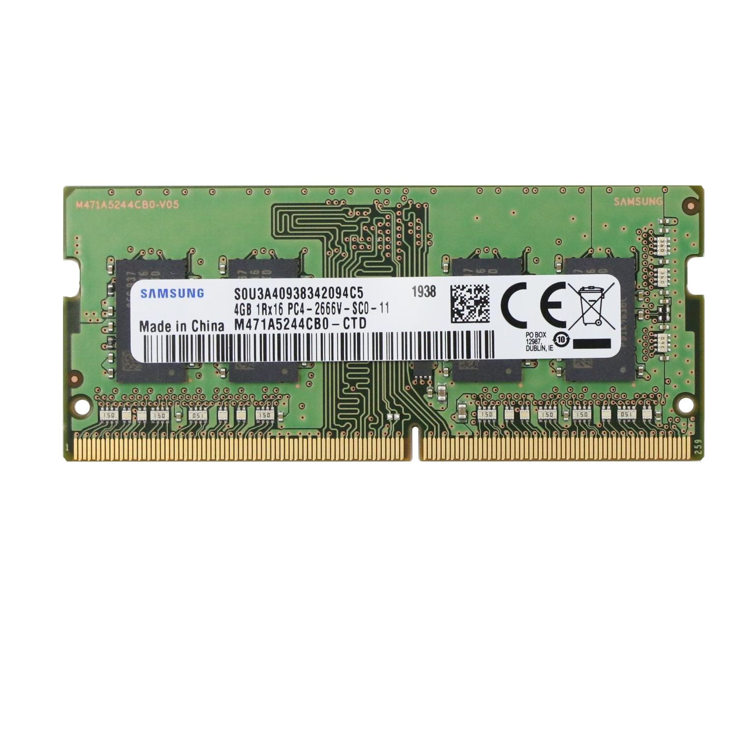 Image of Lenovo 01AG836 memory module 4 GB 1 x 4 GB DDR4 2666 MHz