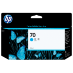 HP 70 cyaan DesignJet inktcartridge, 130 ml