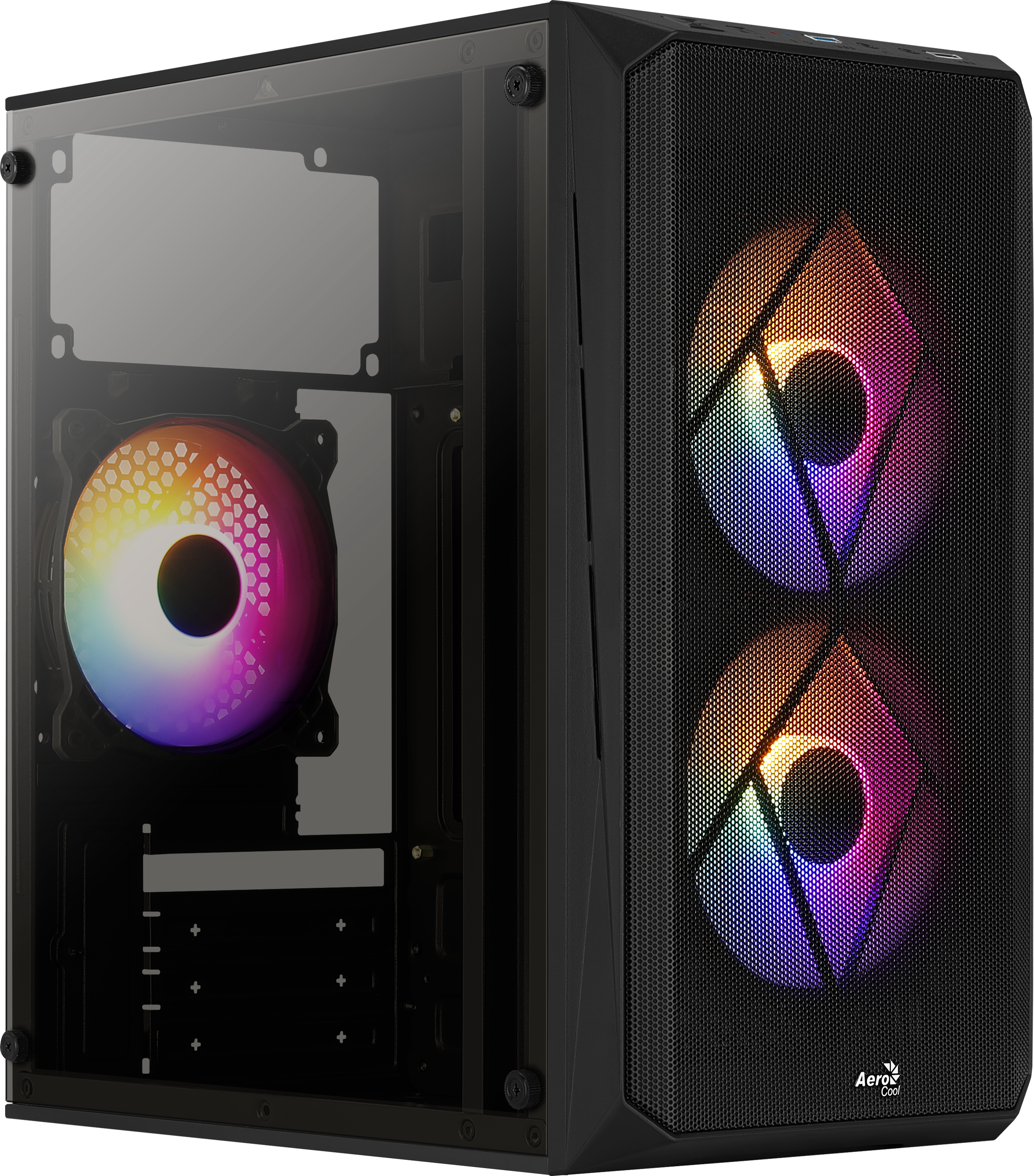 Image of Aerocool CS107V2 computer case Mini Tower Black