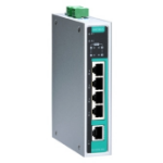 Moxa EDS-G205A-4POE-T network switch Unmanaged Gigabit Ethernet (10/100/1000) Power over Ethernet (PoE) 4U Aluminium, Black, Green