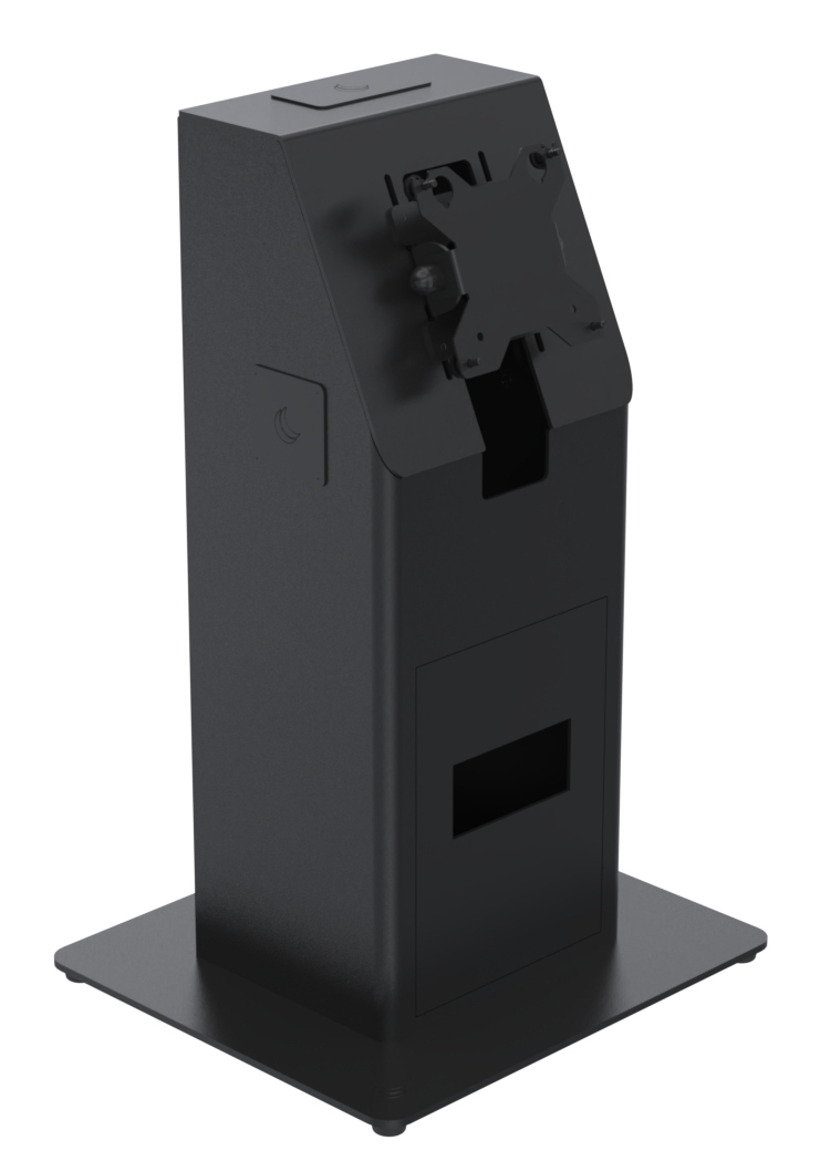 SPK401-02 ERGONOMIC SOLUTION Desk mounted Kiosk-black