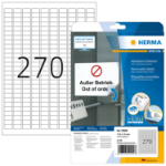 HERMA 10000 printeretiket Wit Zelfklevend printerlabel