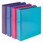 Samsill Durable ring binder A4 Blue, Dark Blue, Pink, Purple