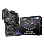 MSI MPG Z490 GAMING EDGE WIFI Motherboard 'ATX, LGA1200, DDR4, LAN, 802.11ax WiFi 6 + Bluetooth 5.1, USB 3.2, Lightning USB, Type C, M.2, RGB, DisplayPort, HDMI, Gen 4 Ready, 10th Gen Intel Core'