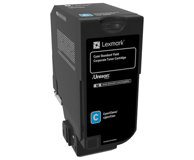 Image of Lexmark 74C2SCE Toner-kit cyan return program Project, 7K pages...