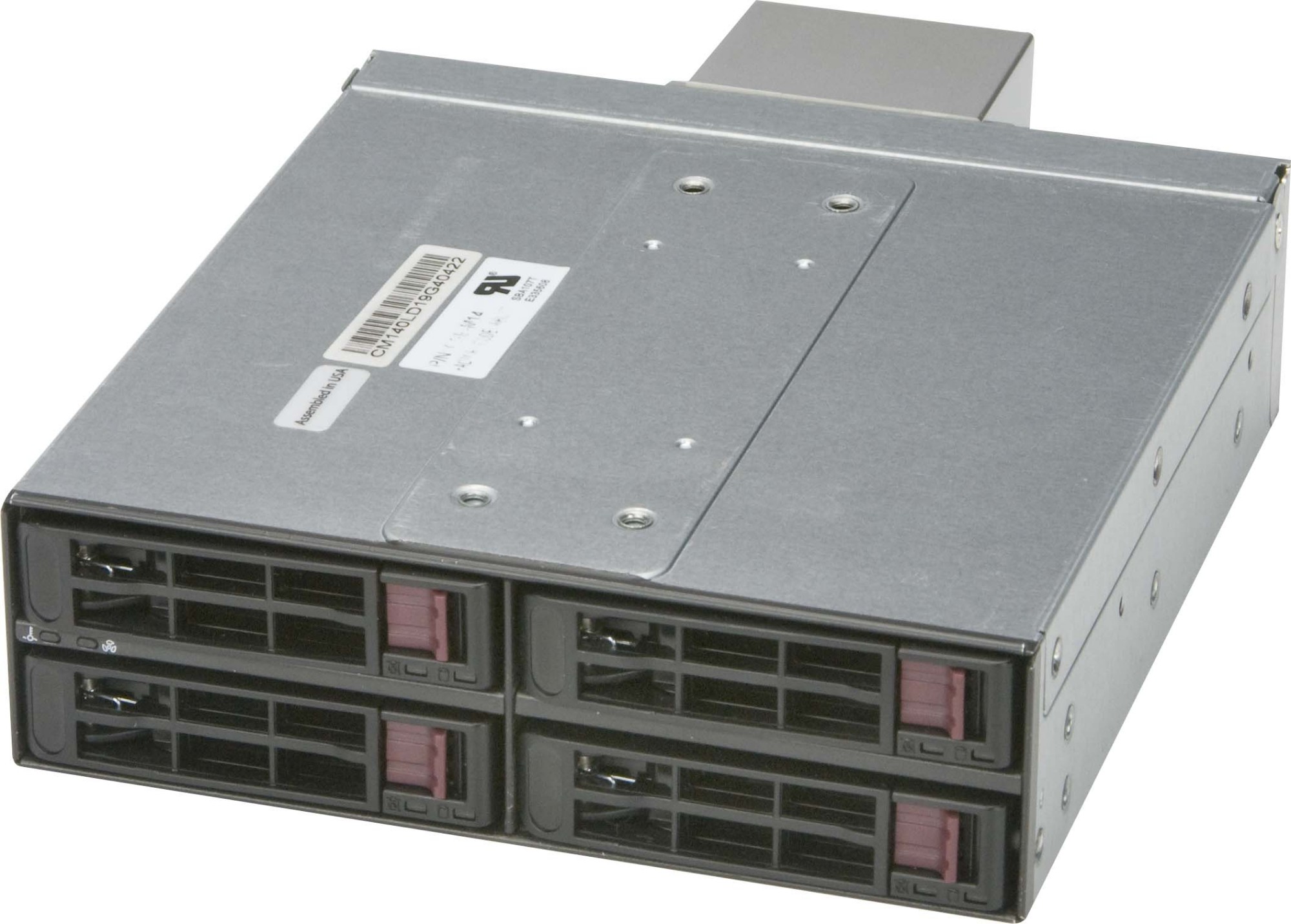 Supermicro CSE-M14TQC drive bay panel Black