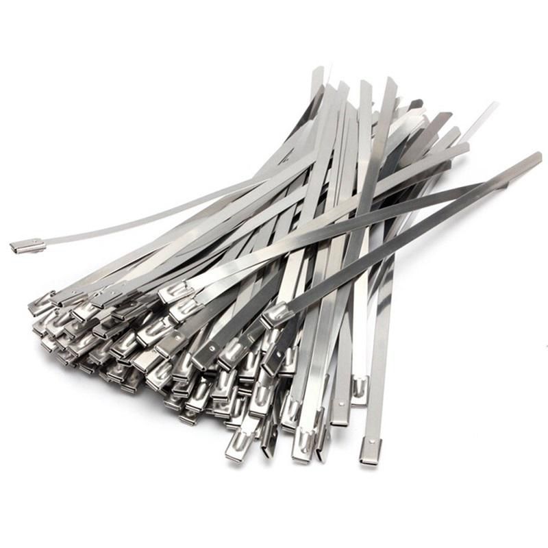 200mm x 4.6mm Stainless Steel  Cable Ties (Pack of 100) thumbnail