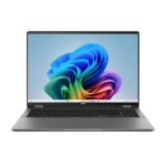 ASUS ASUS Vivobook 16 Flip INTEL CORE ULTRA 7 258V 16.0' 3K (2880 x 1800) OLED 16:10 aspect ratio LPDDR5X 32G [ON BD.] 1TB PCIEG4 Matte Grey Win11 Pro