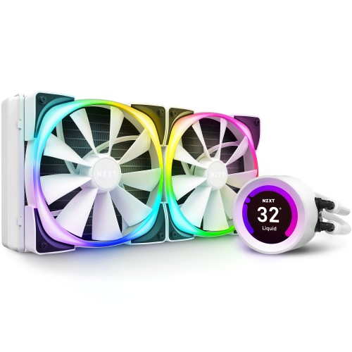 NZXT Kraken Z63 RGB Processor All-in-one liquid cooler 14 cm White