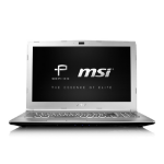 MSI Prestige PL60 7RD-005UK 2.50GHz i5-7200U 15.6" 1920 x 1080pixels Silver Notebook