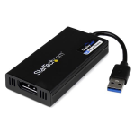 StarTech.com USB32DP4K USB graphics adapter 3840 x 2160 pixels Black