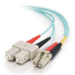 C2G 85514 InfiniBand och fiberoptisk kabel 2 m SC OFNR Aqua