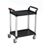 Barton Storage 2 SHELF STD PLASTIC TROLLEY