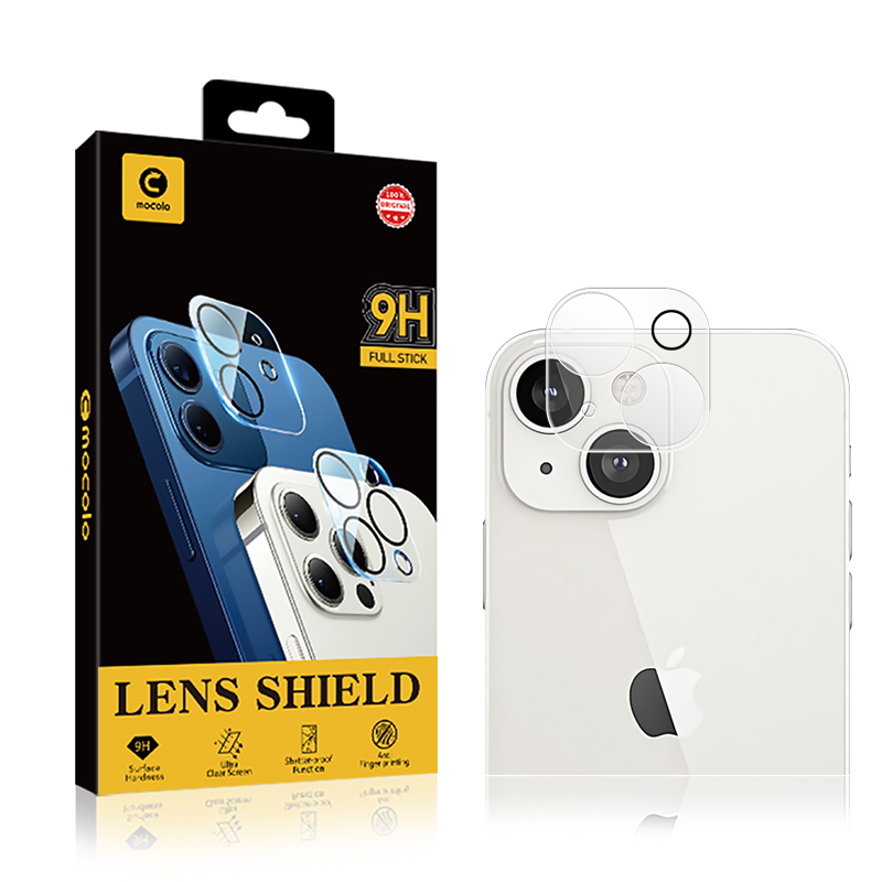 EU Product - MOCOLO Lens Protector Tempered Glass for iPhone 14 & 14 Plus - Transparent thumbnail