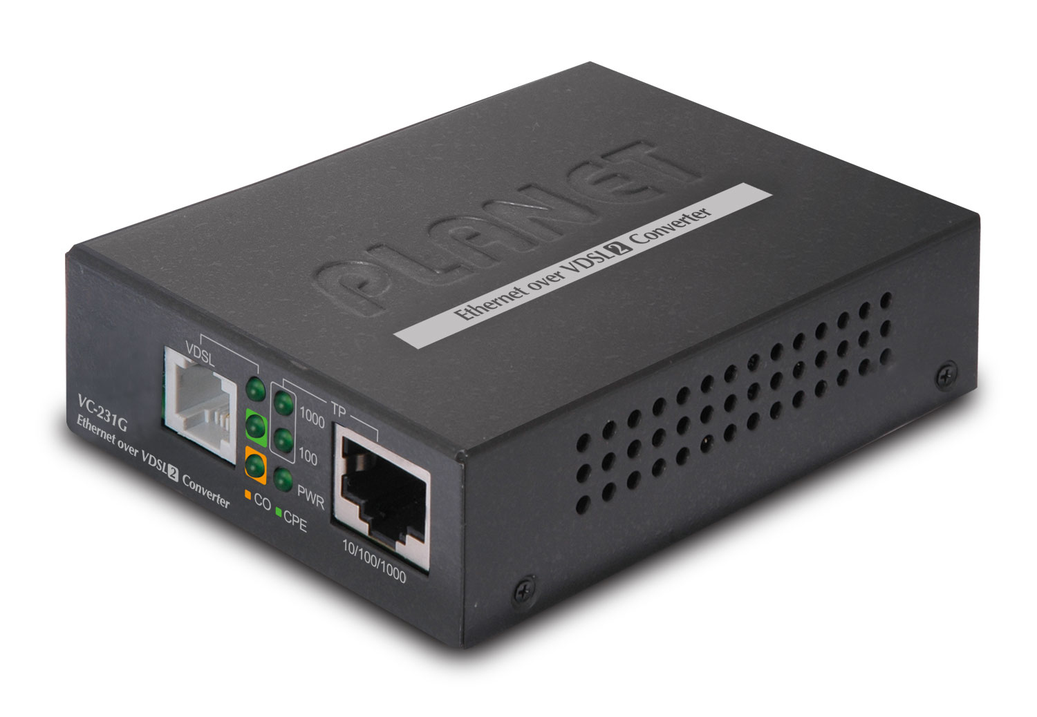 Image of PLANET VC-231G network media converter 1000 Mbit/s Black