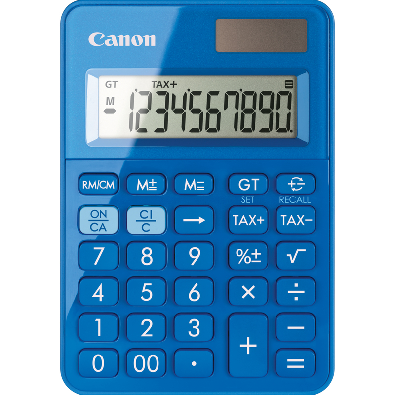 Canon LS-100KB calculator Desktop Basic Blue