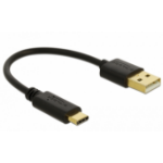 DeLOCK USB Charging Cable Type-A to USB Type-C™ 15 cm