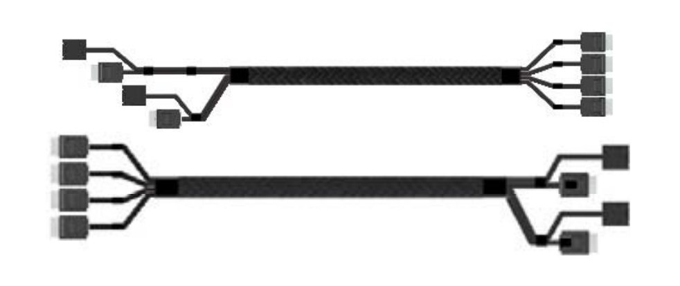 Intel A2U8PSWCXCXK2 Serial Attached SCSI (SAS) cable 0.875 m Black