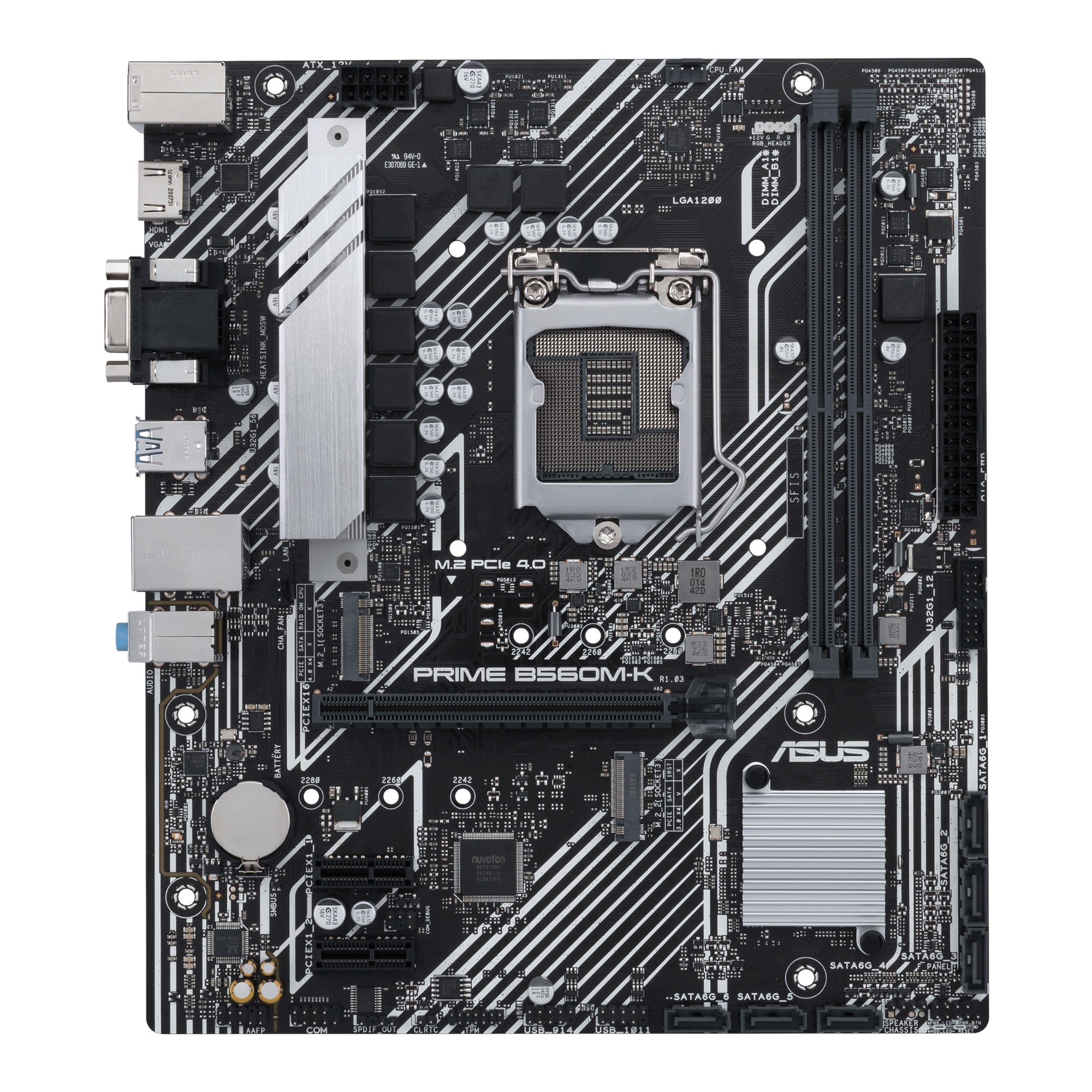 ASUS PRIME B560M-K Intel B560 LGA 1200 micro ATX