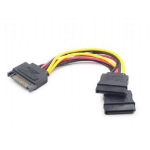 Gembird CC-SATAM2F-01 SATA cable 0.15 m Multicolour