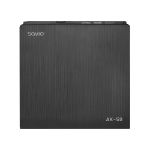 Savio AK-59 External slim CD/DVD Recorder R/RW - USB-C/USB-A black optical disc drive DVD±RW