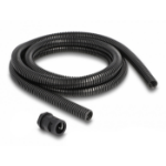 DeLOCK Cable protection sleeve 2 m x 15.8 mm with 2 x PG11 conduit fitting set black