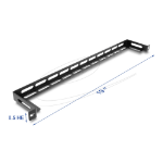 DeLOCK 67462 mounting kit Black Metal