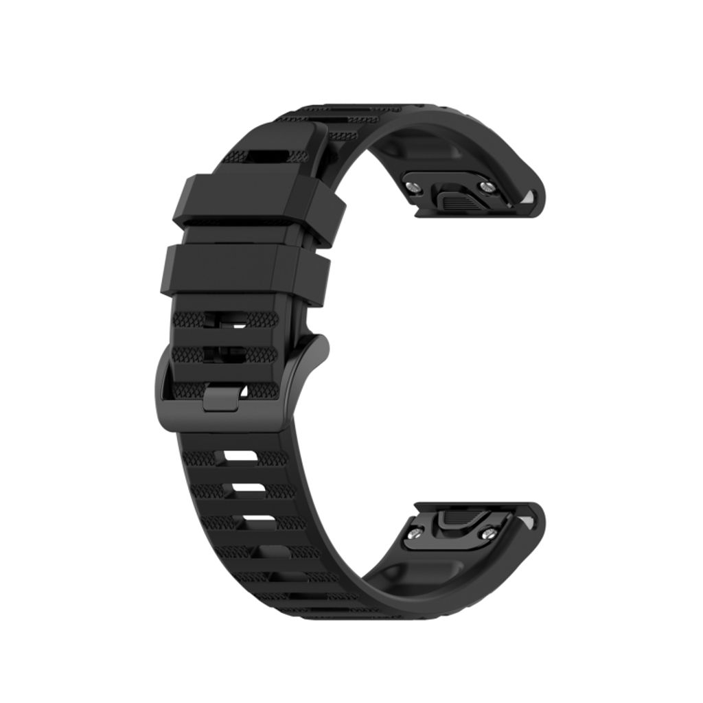 EU Product - Instinct 2X Solar Silicone Watch Band - Black thumbnail