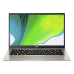 Acer Swift 1 SF114-34 Laptop 35.6 cm (14") Full HD IntelÂ® PentiumÂ® Silver N6000 4 GB LPDDR4x-SDRAM 256 GB SSD Wi-Fi 6 (802.11ax) Windows 10 Home Gold