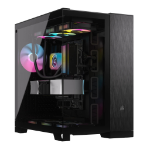 Corsair CC-9011283-WW computer case Midi Tower Aluminium, Black