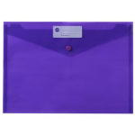 MARBIG 2015019 DOCULOPE WALLET WITH BUTTON A4 PURPLE