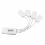 Eminent EM1110 interface hub 480 Mbit/s White