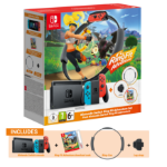 Nintendo Switch + Ring Fit Adventure Bundle portable game console 15.8 cm (6.2") 32 GB Wi-Fi Black, Red